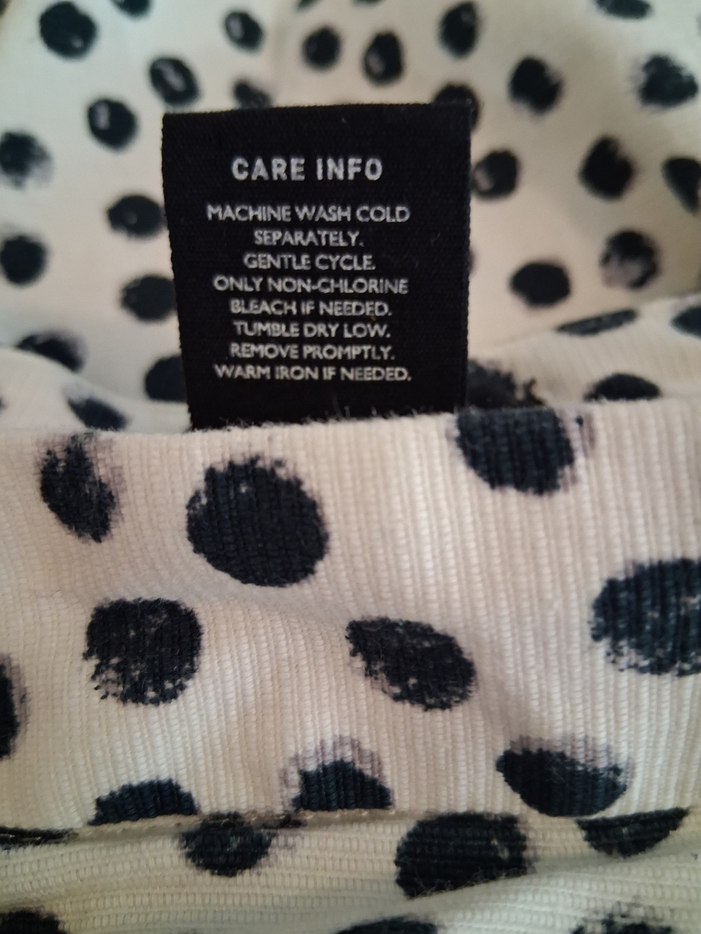 Who What Wear White and Black Polka Dot Midi Skirt - Picture 7 of 7
